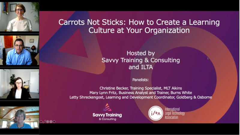 Savvy webinar screen shot