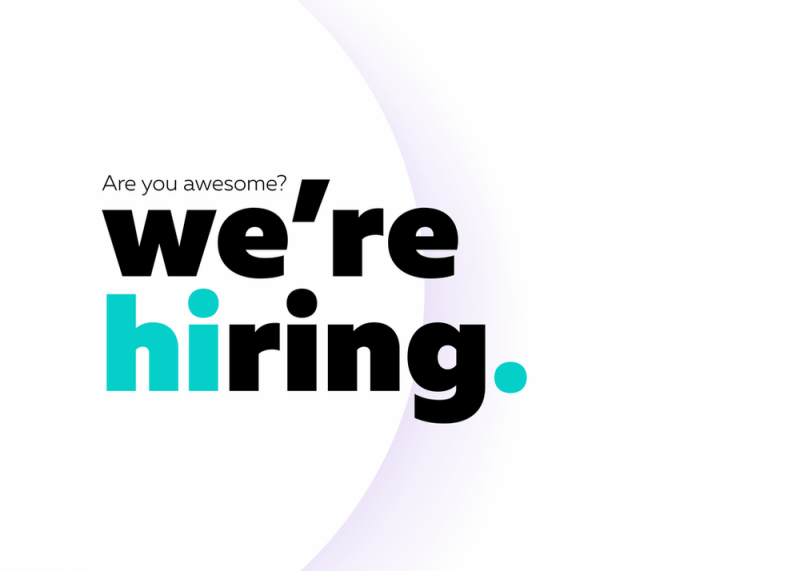 We're hiring graphic